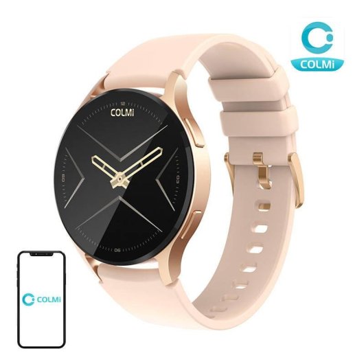 COLMi i28 Ultra Bluetooth 1,43'' Or Correa Unique IP68 SpO2 Cardiofréquencemètre