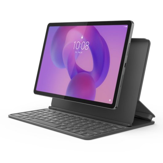 Clavier Cover Lenovo Pour Idea Tab Folio Gris