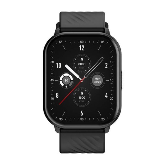 Zeblaze GTS 3 Bluetooth 2,03" Negro Correa Única IP68 SpO2 Pulsómetro Sueño