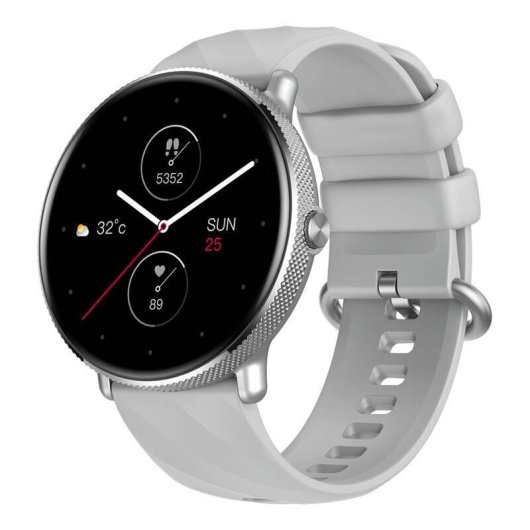 Zeblaze GTR 3 Pro Bluetooth 1,43" Plata Correa Silicona M IP68 SpO2 Pulsómetro