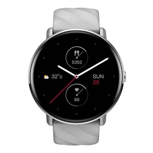 Zeblaze GTR 3 Pro Bluetooth 1,43" Plata Correa Silicona M IP68 SpO2 Pulsómetro