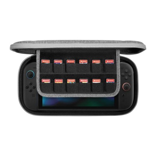 Estuche Tomtoc G05 para Nintendo Switch 2 Slim Cinzento