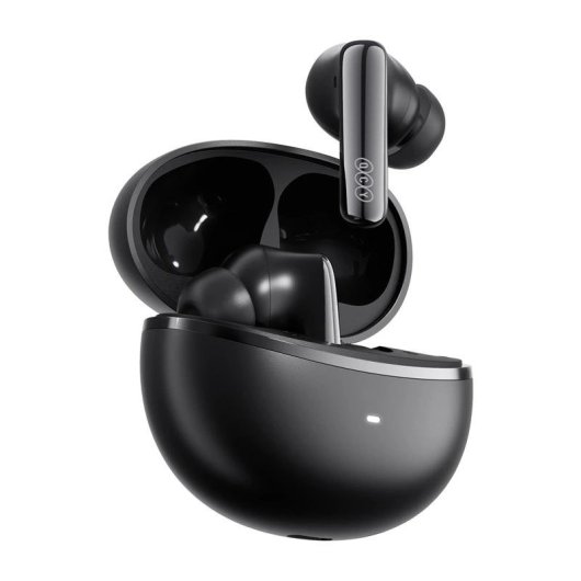 Auriculares QCY MeloBuds N70 Lite inalámbricos Bluetooth 6.0 con Cancelación de Ruido y micrófono, negros