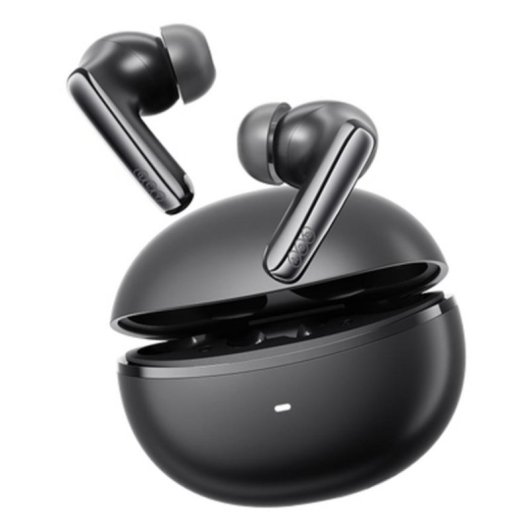 Auriculares QCY MeloBuds N70 inalámbricos Bluetooth con Cancelación de Ruido, Micrófono y protección IPX5, negros