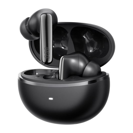 Auriculares QCY MeloBuds N70 inalámbricos Bluetooth con Cancelación de Ruido, Micrófono y protección IPX5, negros