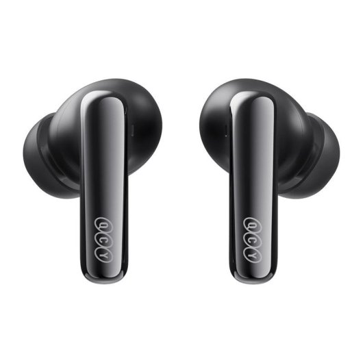 Auriculares QCY MeloBuds N70 inalámbricos Bluetooth con Cancelación de Ruido, Micrófono y protección IPX5, negros