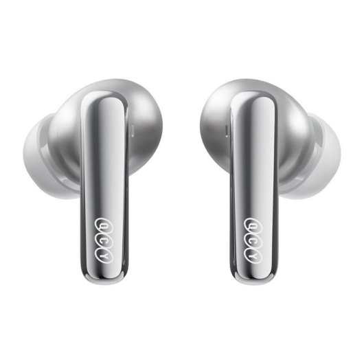 Auriculares QCY MeloBuds N70 sem fios Bluetooth com Cancelamento de Ruído e IPX5 Titânio
