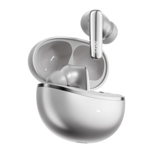 Auriculares QCY MeloBuds N70 sem fios Bluetooth com Cancelamento de Ruído e IPX5 Titânio