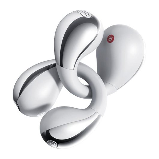 Auriculares QCY Crossky Clip C30S inalámbricos Bluetooth 6.0 con cancelación de ruido y protección IPX5 plata