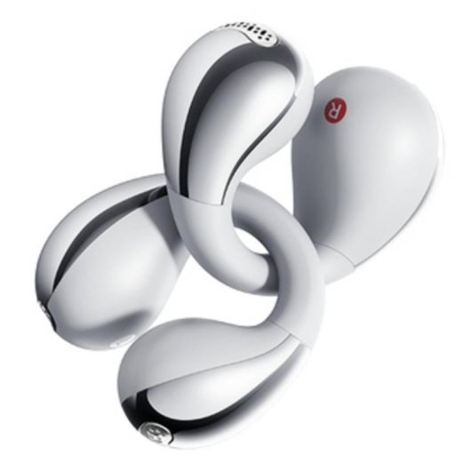 Auriculares QCY Crossky Clip C30S inalámbricos Bluetooth 6.0 con cancelación de ruido y protección IPX5 plata