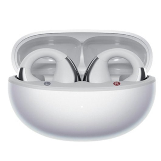 Auriculares QCY Crossky Clip C30S inalámbricos Bluetooth 6.0 con cancelación de ruido y protección IPX5 blancos