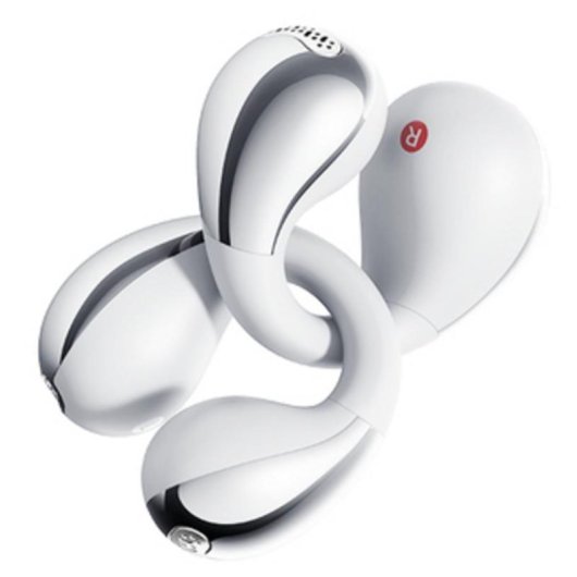Auriculares QCY Crossky Clip C30S inalámbricos Bluetooth 6.0 con cancelación de ruido y protección IPX5 blancos