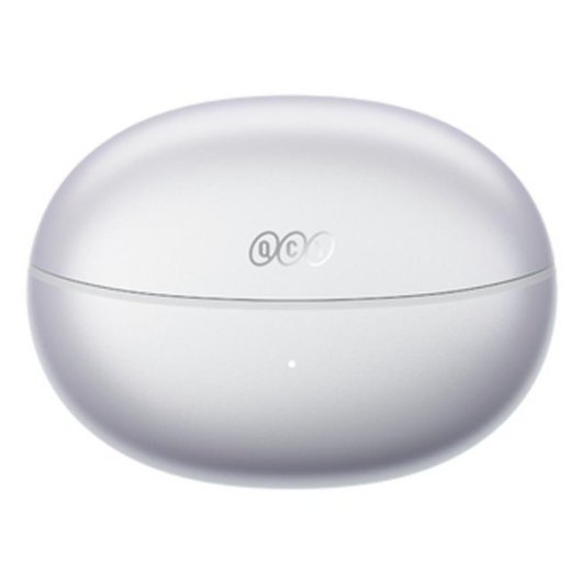 Auriculares QCY Crossky Clip C30S inalámbricos Bluetooth 6.0 con cancelación de ruido y protección IPX5 blancos