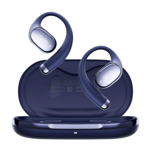 Auriculares QCY Crossky R70 inalámbricos Bluetooth TWS con Cancelación de Ruido y 52h autonomía azul