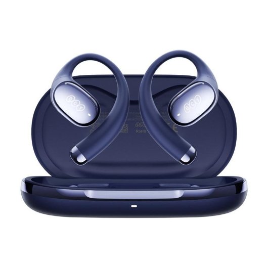 Auriculares QCY Crossky R70 inalámbricos Bluetooth TWS con Cancelación de Ruido y 52h autonomía azul