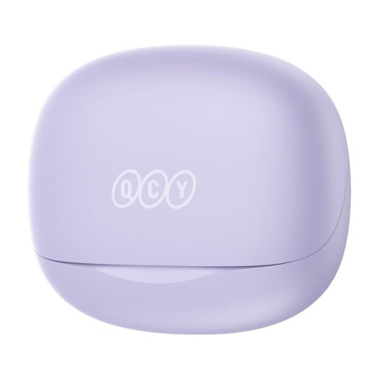 Auriculares QCY Melobuds N50 inalámbricos Bluetooth con Cancelación de Ruido ANC y micrófono, color púrpura
