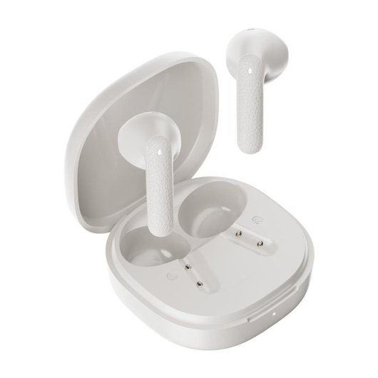 Auriculares QCY T41 inalámbricos Bluetooth 5.4 con Cancelación de Ruido, IPX4 y 35h batería blancos