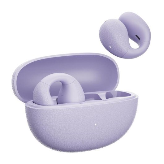 Auriculares QCY Crossky C10 inalámbricos Bluetooth 5.4 con micrófono y IPX5 morados