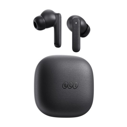 Auriculares QCY T43 inalámbricos Bluetooth con Cancelación de Ruido, 35h batería y IPX4 gris