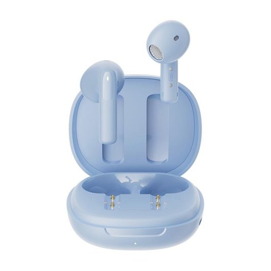 Auriculares QCY AilyBuds E20 HT13 inalámbricos Bluetooth con Cancelación de Ruido ANC y micrófono, azul