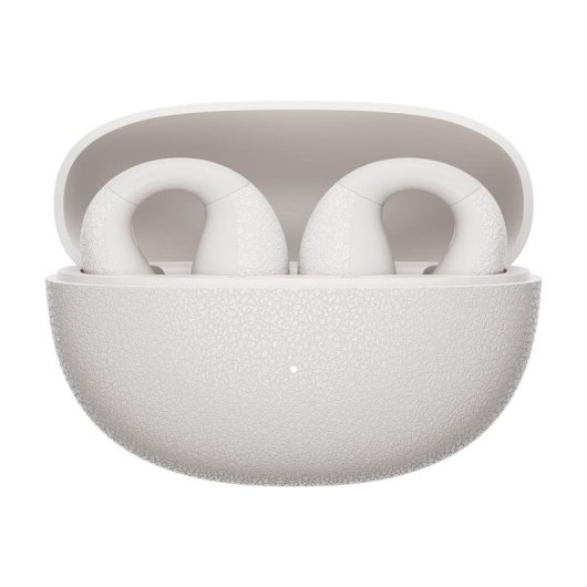 Auriculares QCY Crossky C10 inalámbricos Bluetooth 5.4 con micrófono y control táctil blancos