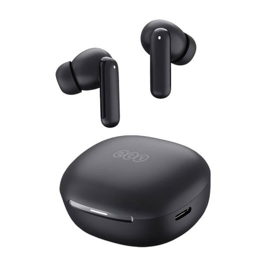 Auriculares QCY MeloBuds HT16 inalámbricos Bluetooth TWS con ANC, micrófono y resistencia IPX4 blancos
