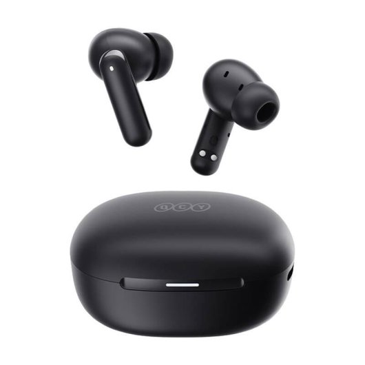 Auriculares QCY MeloBuds HT16 inalámbricos Bluetooth TWS con ANC, micrófono y resistencia IPX4 blancos