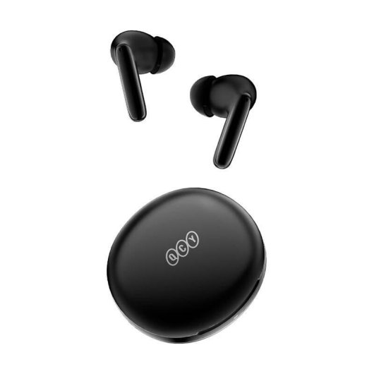 Auriculares QCY T13 ANC2 inalámbricos Bluetooth 5.3 con Cancelación de Ruido y Micrófono Negro