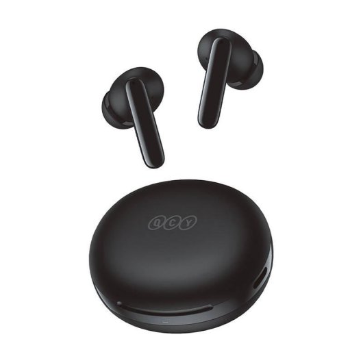 Auriculares QCY T13 ANC2 inalámbricos Bluetooth 5.3 con Cancelación de Ruido y Micrófono Negro