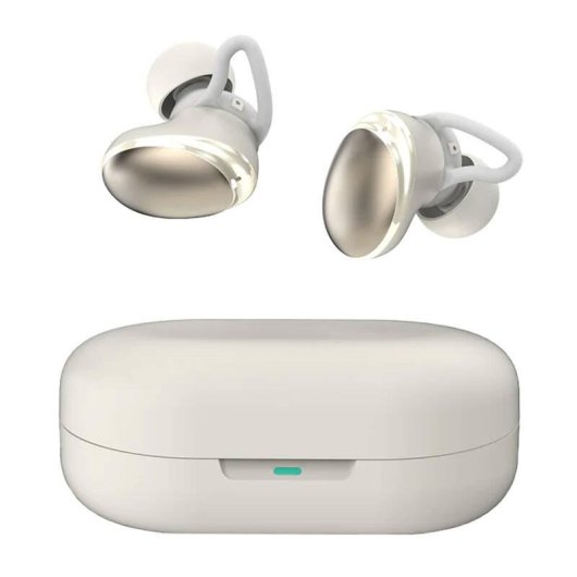 Auriculares HiFuture FUSION inalámbricos Bluetooth 5.3 con ANC, micrófonos inteligentes y IPX5 blancos