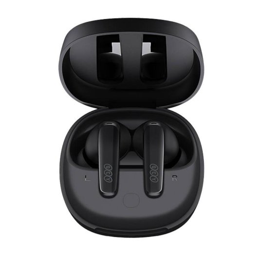 Auriculares QCY T13x inalámbricos Bluetooth 5.3 con micrófonos y carga rápida negros