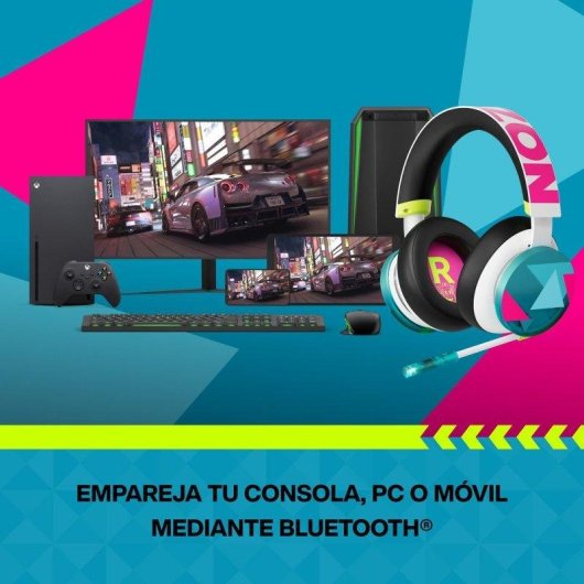 Cuffie Wireless Microsoft Forza Horizon 6 Bluetooth Gaming Multicolore
