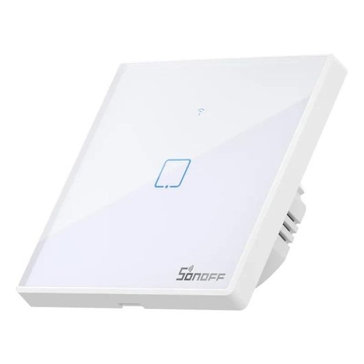 Interruptor Inteligente Sonoff T2EU1C-TX WiFi + RF 433 MHz Control App