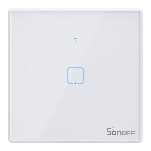 Interruptor Inteligente Sonoff T2EU1C-TX WiFi + RF 433 MHz Control App