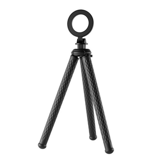 Soporte flexible para teléfonos Telesin con imanes MagSafe negro