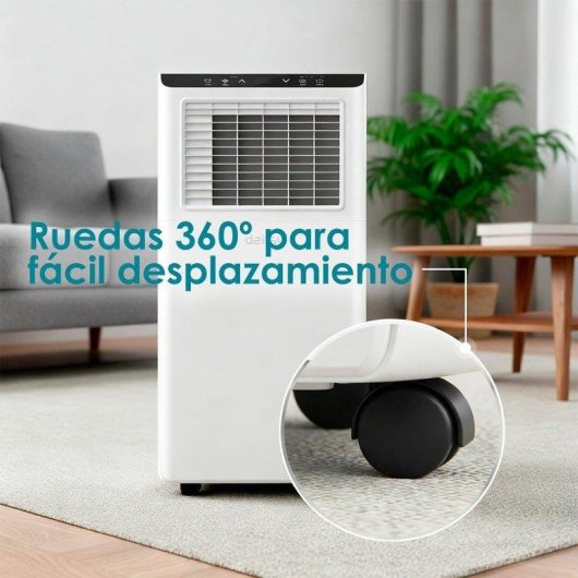 Aire Acondicionado Portátil Daitsu APD-07FXA 1.763 Frigorías Clase A Deshumidificador Mando
