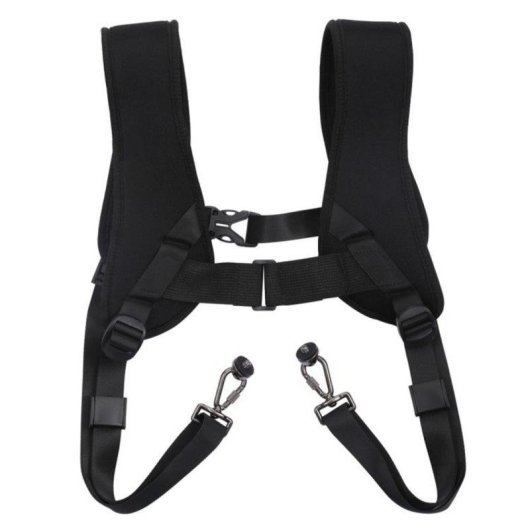 Arneses dobles para cámaras Puluz PU6002 de nylon de alta calidad