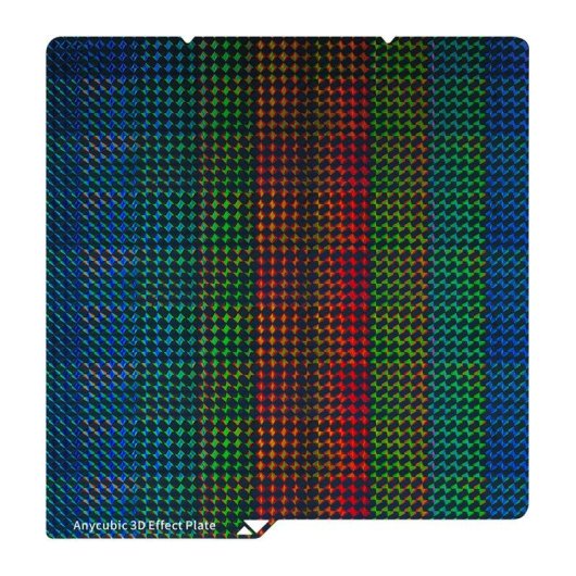Placa de efecto 3D Anycubic Kobra S1/S1 Combo Doble Cara Phantom y Sphere