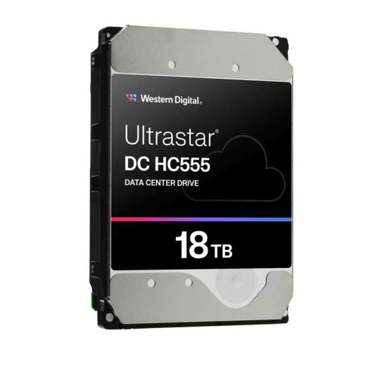 Disque Dur Western Digital Ultrastar DC HC555 18TB HDD 7200rpm SAS3 512MB