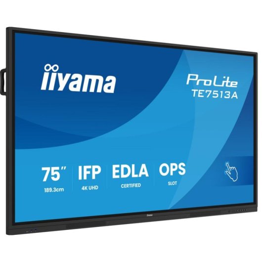 Pannello interattivo iiyama TE7513A-B2AG 75" 4K UHD Android 14 WiFi