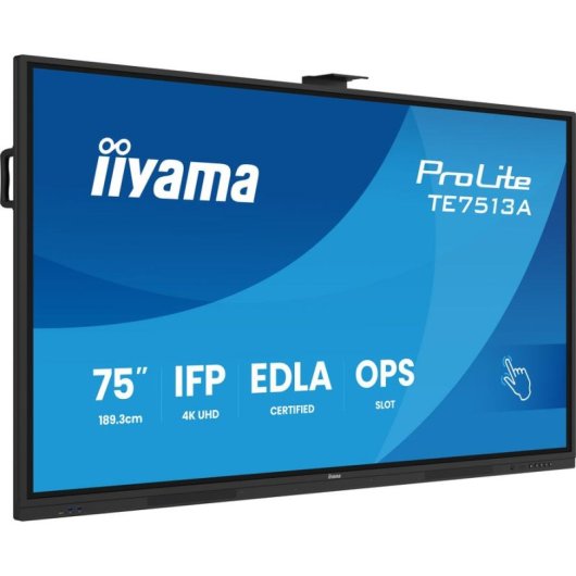 Pannello interattivo iiyama TE7513A-B2AG 75" 4K UHD Android 14 WiFi