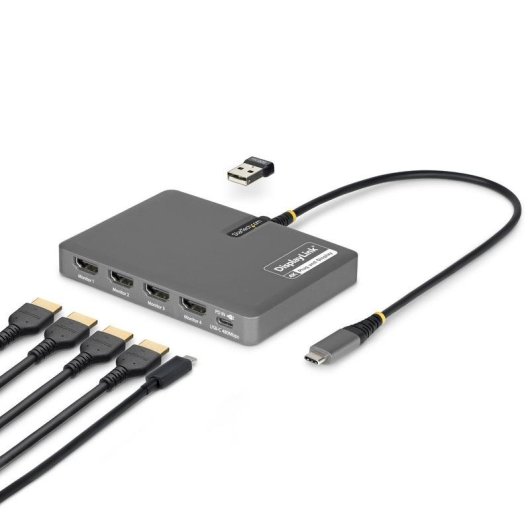 USB-C zu 4x HDMI 4K 60 Hz Adapter StarTech.com QUAD-USB-HDMI-ADAPT