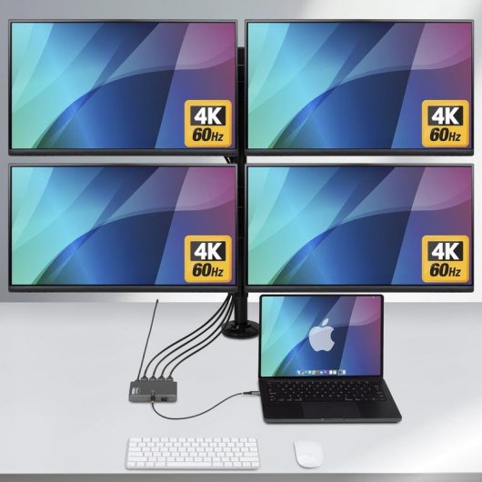 USB-C zu 4x HDMI 4K 60 Hz Adapter StarTech.com QUAD-USB-HDMI-ADAPT