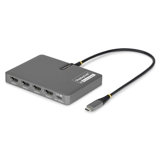 USB-C zu 4x HDMI 4K 60 Hz Adapter StarTech.com QUAD-USB-HDMI-ADAPT
