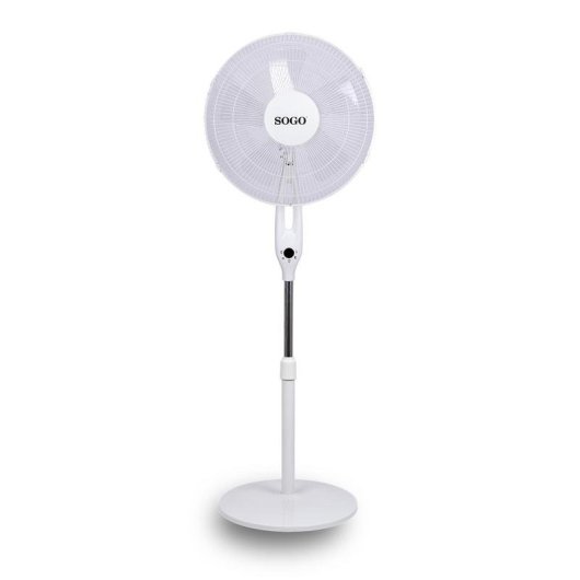 Ventilador de Pie SOGO VEN-SS-21370 60W 3 Velocidades Altura Regulable con Mando Temporizador