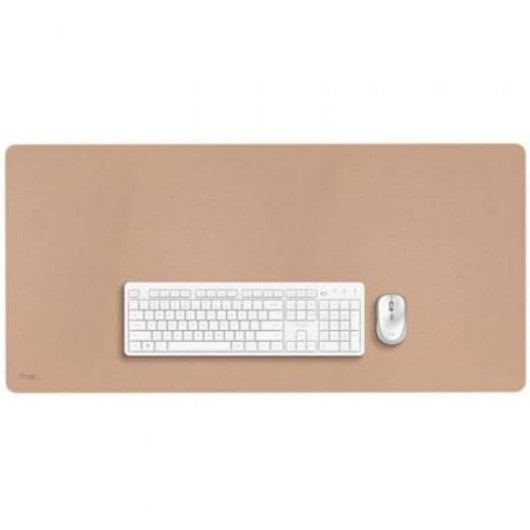Schreibtischmatte Trust Benya XXL Beige PVC Vegan