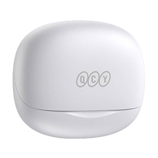 Auriculares QCY MeloBuds HT12 inalámbricos Bluetooth con Cancelación de Ruido, Micrófono y resistencia IPX4 blancos