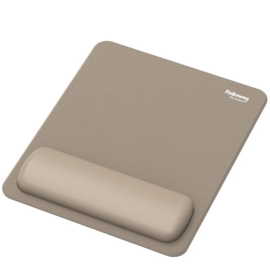 Alfombrilla para ratón Fellowes Breyta con reposamuñecas 240 x 200 mm color arena