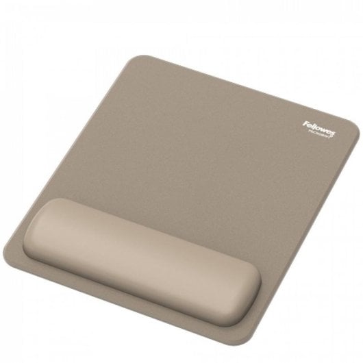 Alfombrilla para ratón Fellowes Breyta con reposamuñecas 240 x 200 mm color arena