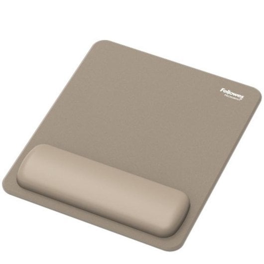 Alfombrilla para ratón Fellowes Breyta con reposamuñecas 240 x 200 mm color arena